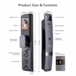High Security Smart Door Lock measurement