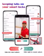 smart door lock video intercom app video