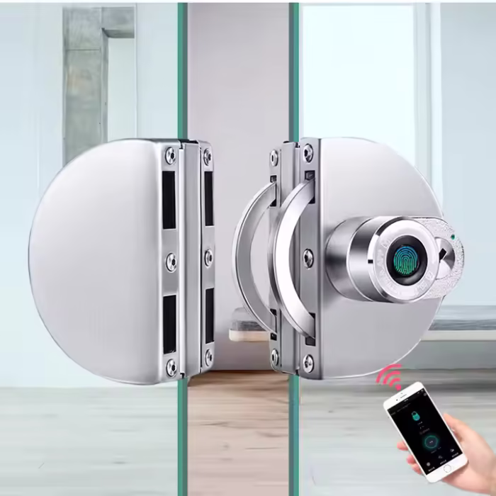 smart glass door lock