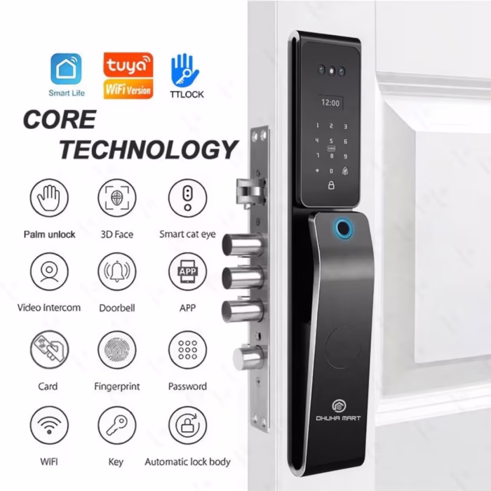 waterproof High Security Smart Door lock mortise
