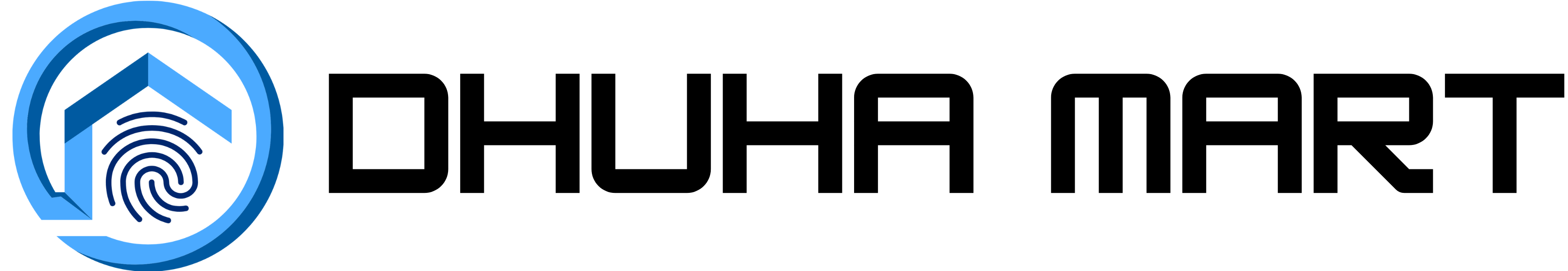 DHUHA MART Home white bg logo