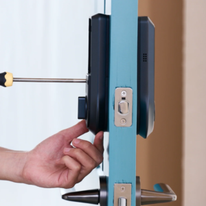 Smart door lock installation in Chattoggram